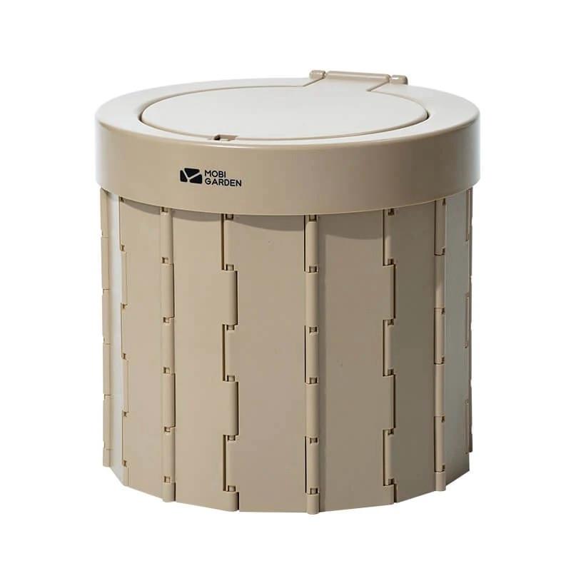 Ведро-туалет складное Mobi Garden Closestool round NX22671043 Khaki