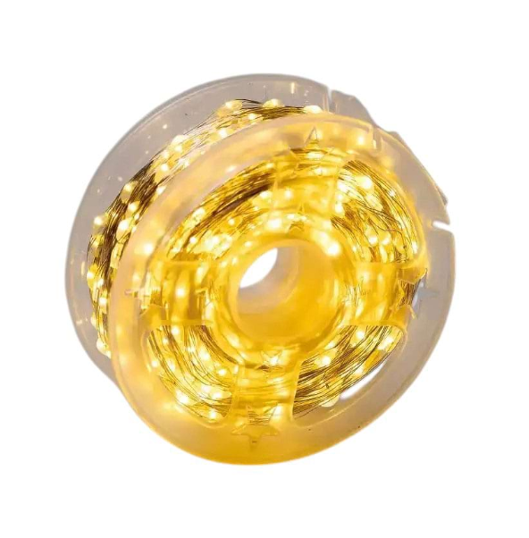Гирлянда Роса нить с пультом 1000 LED 100 м от сети прозрачный провод Желтый - фото 9 Гирлянда Роса нить с пультом 1000 LED 100 м от сети прозрачный провод Желтый - фото 9