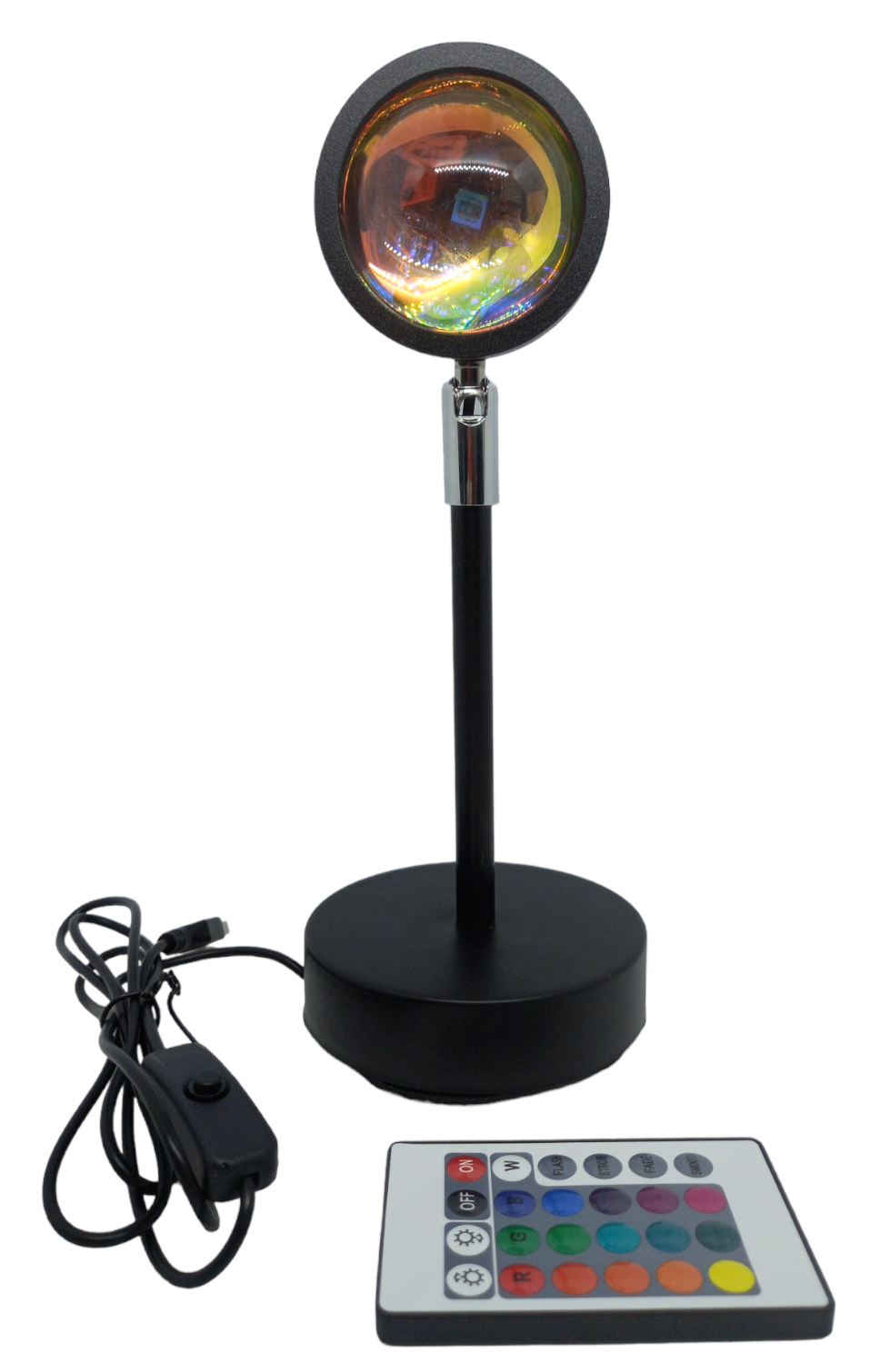 Проекционный светильник Sunset lamp OL с эффектом рассвета и заката с пультом USB и 4 режимами освещения (10682794) Проекционный светильник Sunset lamp OL с эффектом рассвета и заката с пультом USB и 4 режимами освещения (10682794)