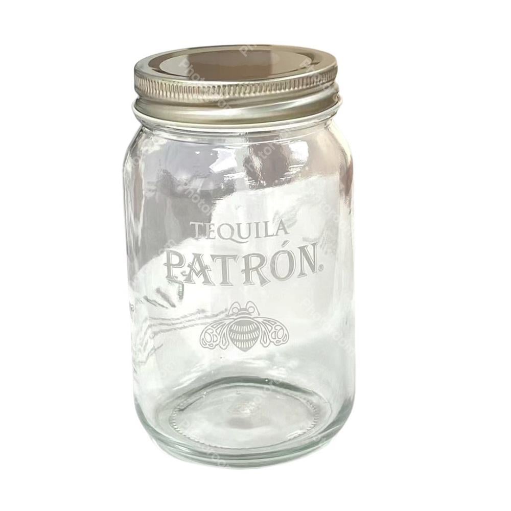 Банка для зберігання скляна Jar з металевою кришкою 480 мл (31865)