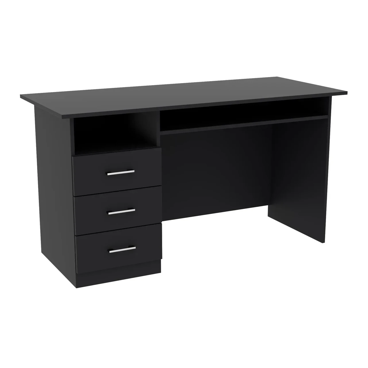 Стіл офісний Kontinent ОСП-3 140х60х76 см Антрацит (52678293) - фото 1 Стіл офісний Kontinent ОСП-3 140х60х76 см Антрацит (52678293) - фото 1