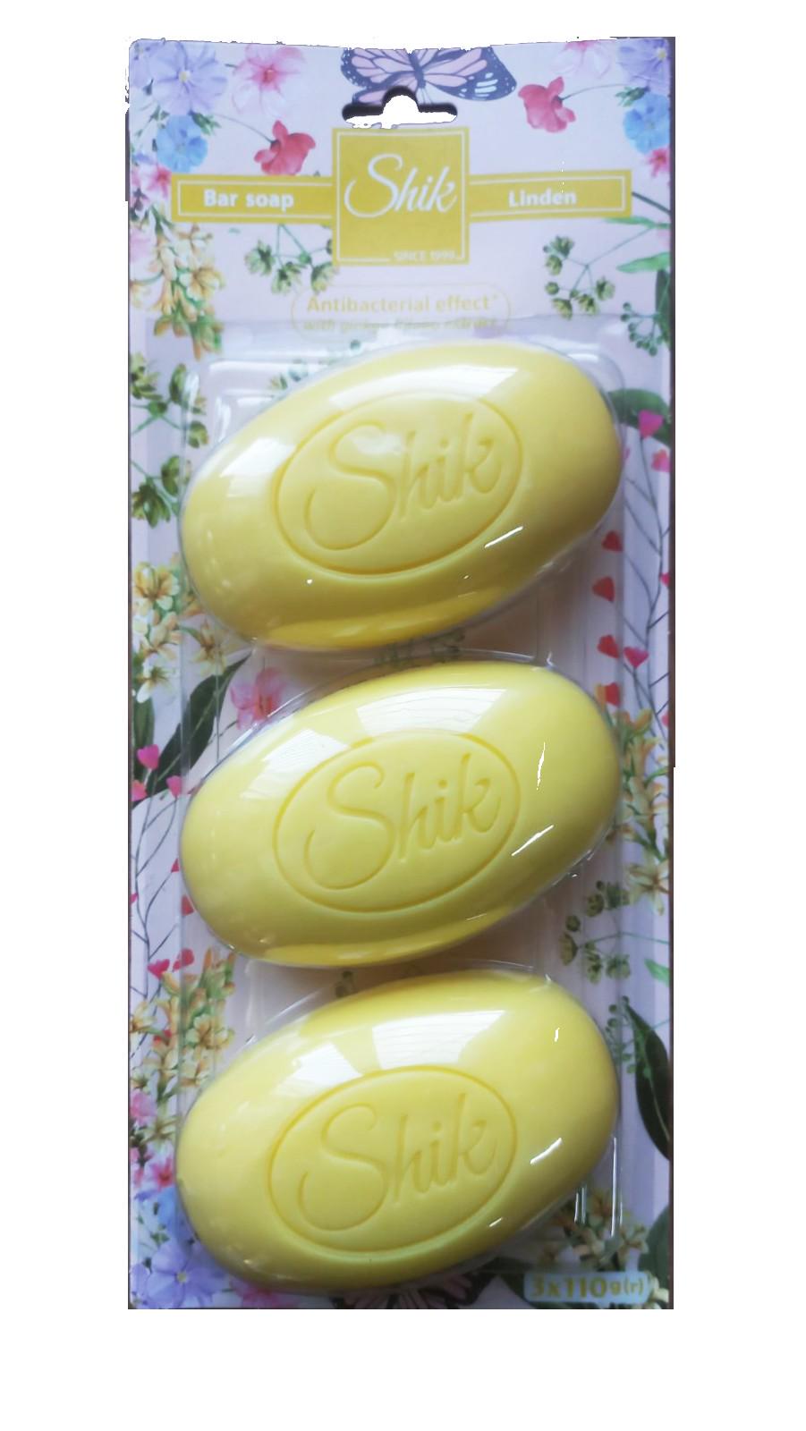Мыло туалетное твердое Shik зеленая роща/липа 110 г 3 шт. (122182)