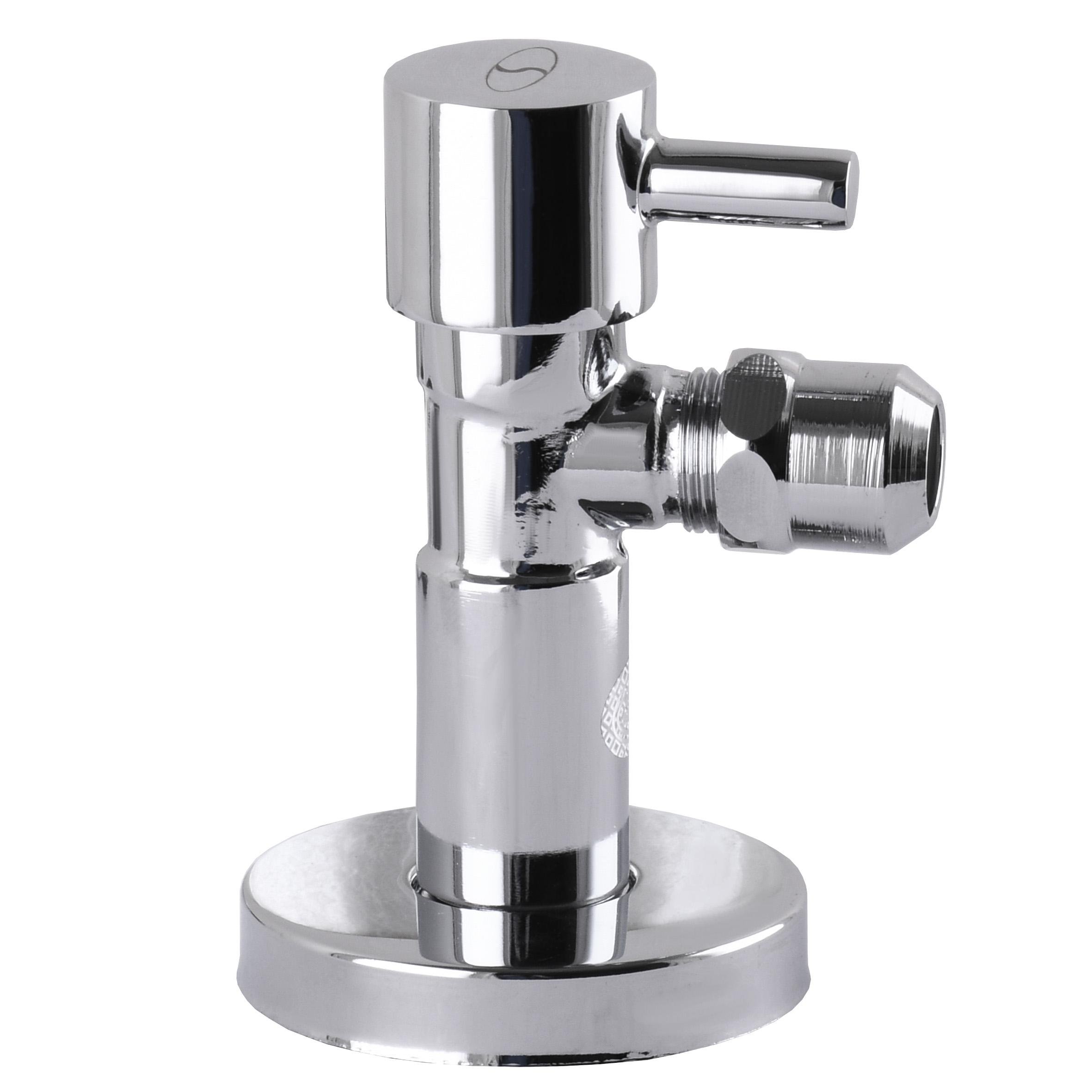 Кран кульовий Solomon Lazer 7076 000002250 1/2"x3/8" ЗЗ кутовий (104613)