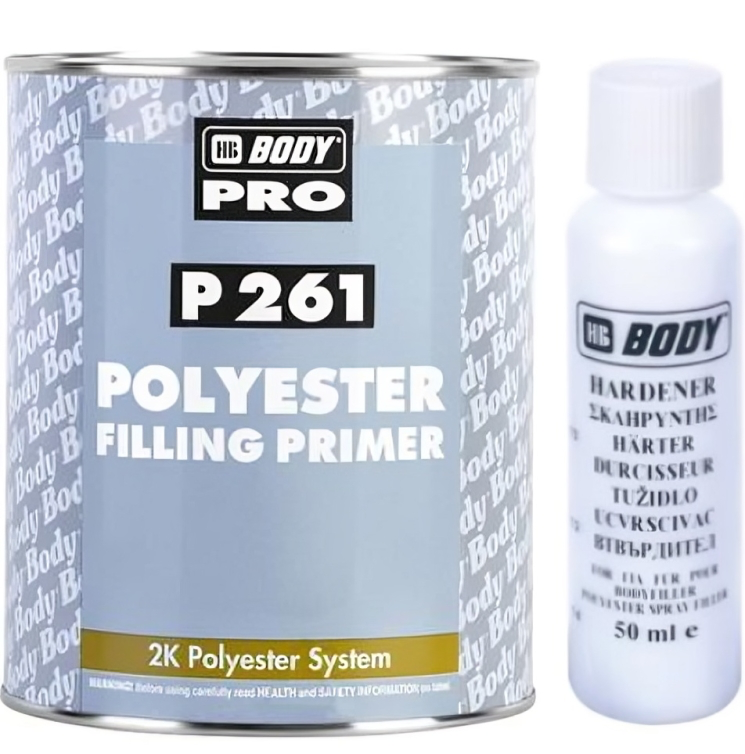 Шпатлевка полиэфирная жидкая Body HB P26 1 л