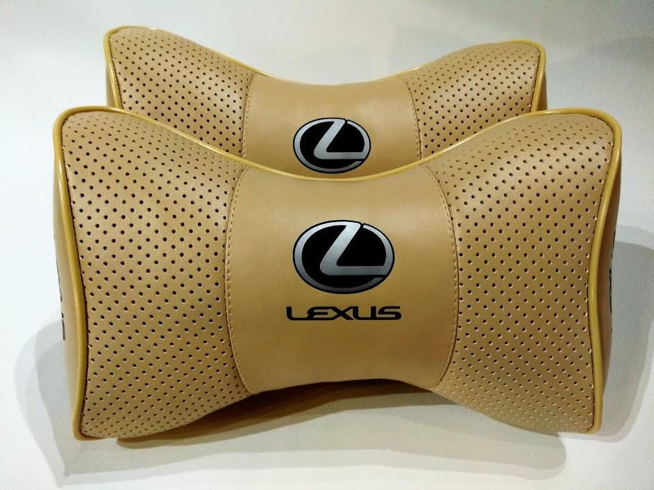 Подушка на подголовник авто Lexus 2 шт. (00777) Подушка на подголовник авто Lexus 2 шт. (00777)