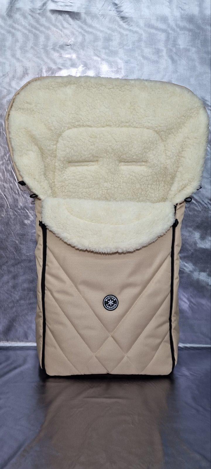 Конверт-чехол зимний в коляску For Kids Winter Бежевый (909)