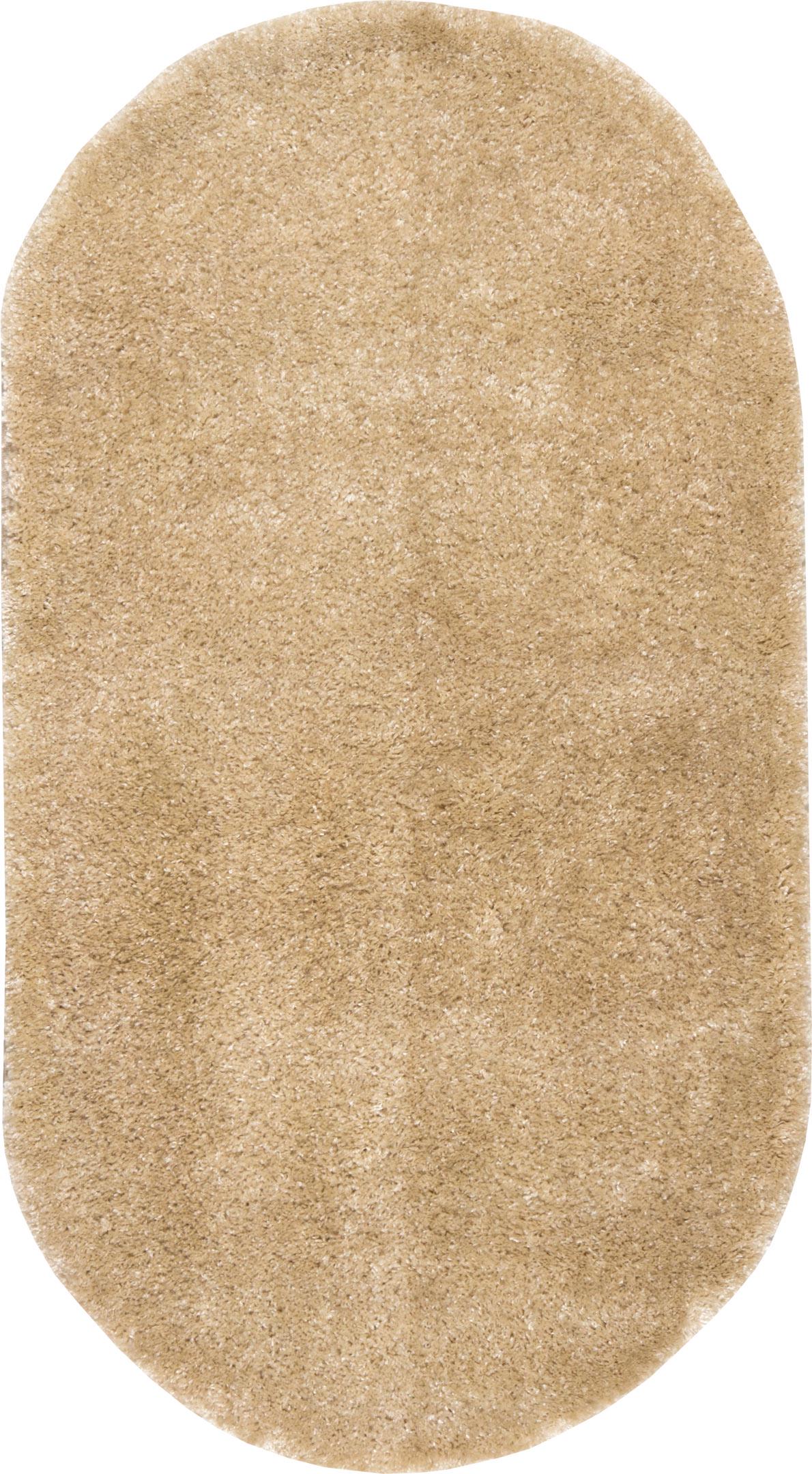 Ковер с длинным ворсом Karat Fantasy 12500/80 0,8x1,5 м овальный Кремовый (00-00005522)