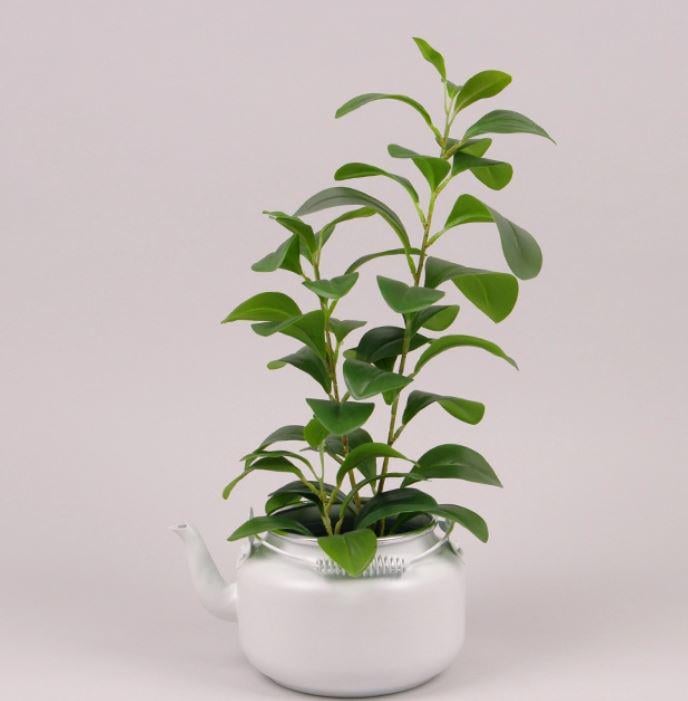 Кашпо металеве Чайник (39707) - фото 2