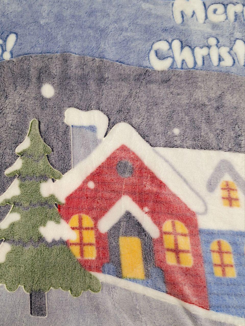 Плед новогодний флисовый Malloory Home Рождественская сказка полуторная 150x200 см (1488) - фото 7 Плед новогодний флисовый Malloory Home Рождественская сказка полуторная 150x200 см (1488) - фото 7