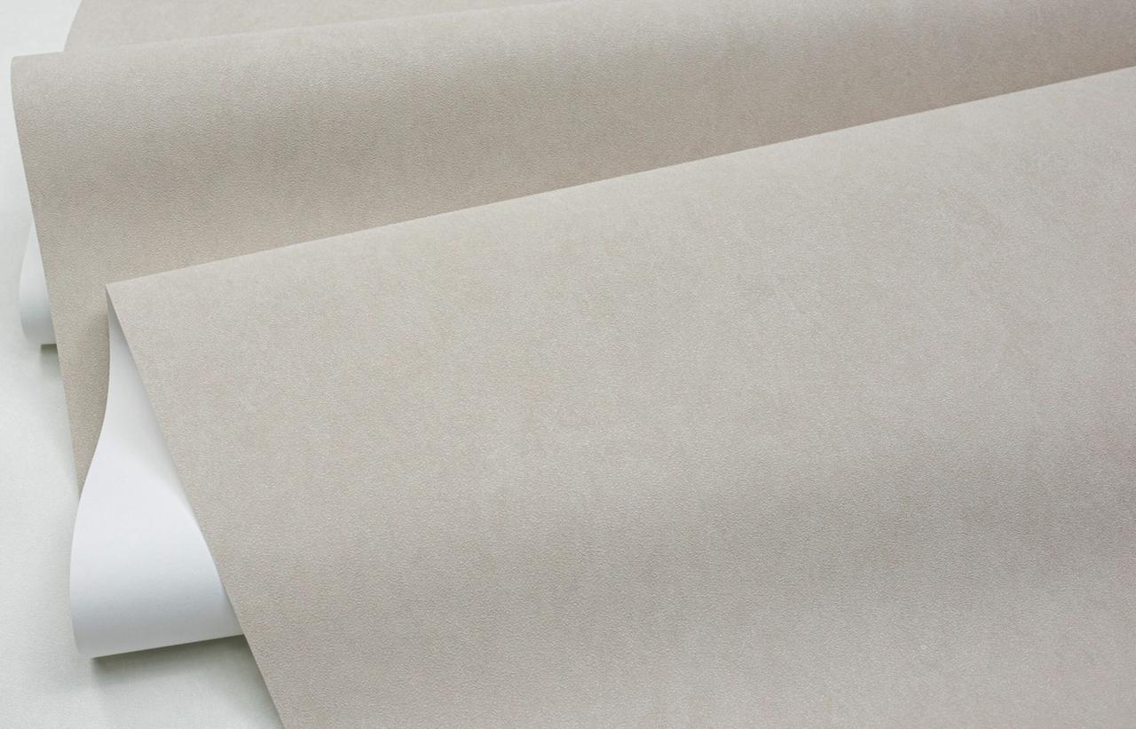 Шпалери флізелінові SINTRA Rotondo UNI 520338 фон вініл гарячого тиснення 1,06х10,05 м Бежевий