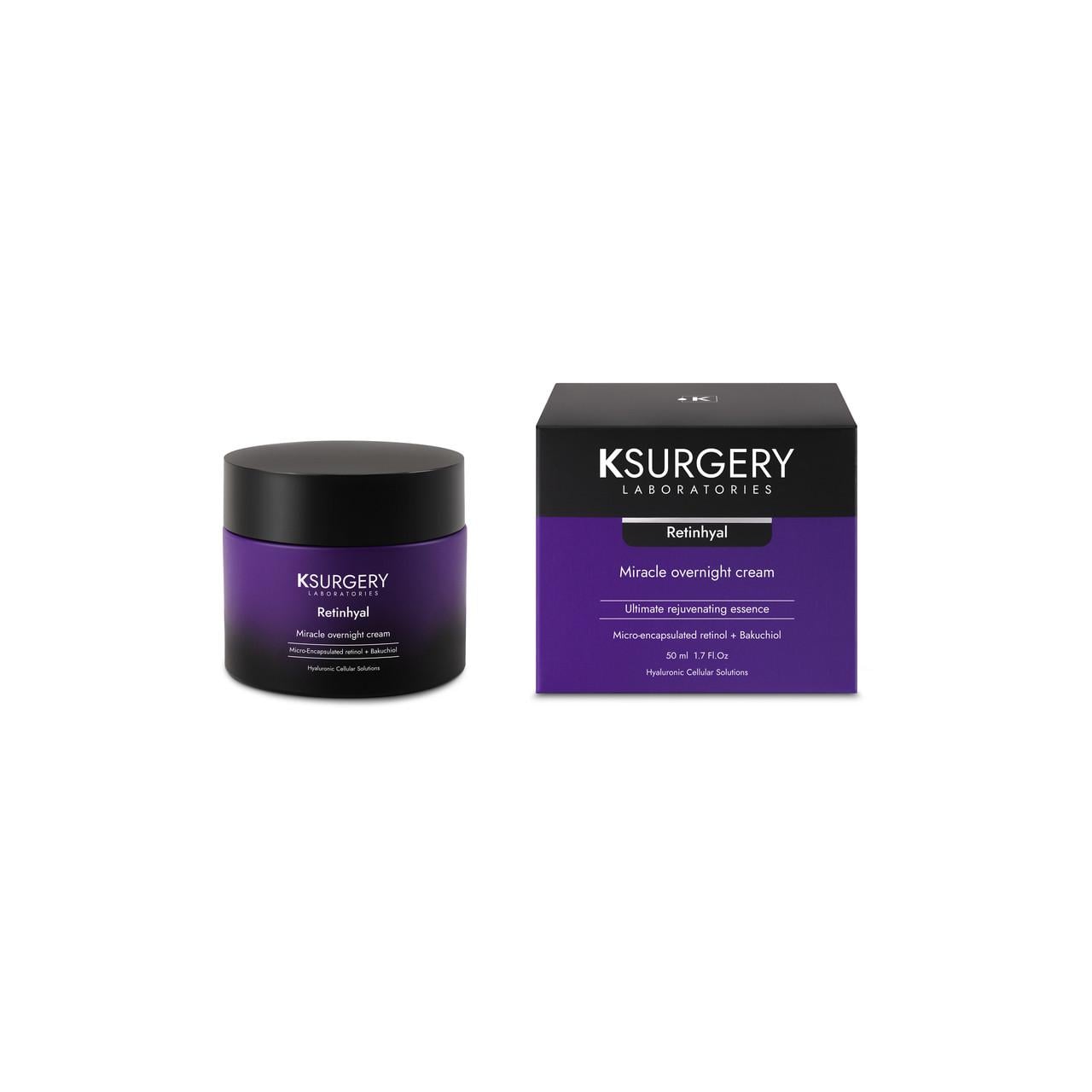 Крем для лица ночной RETINHYAL Miracle Overnight восстанавливающий 50 мл (37311357)