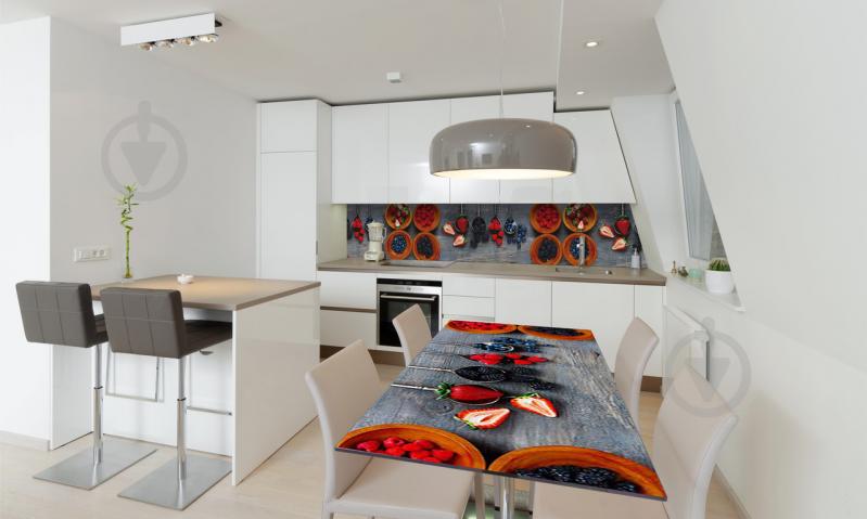 Наклейка виниловая на стол Zatarga «Лесные ягоды» 600х1200 мм Z180799st