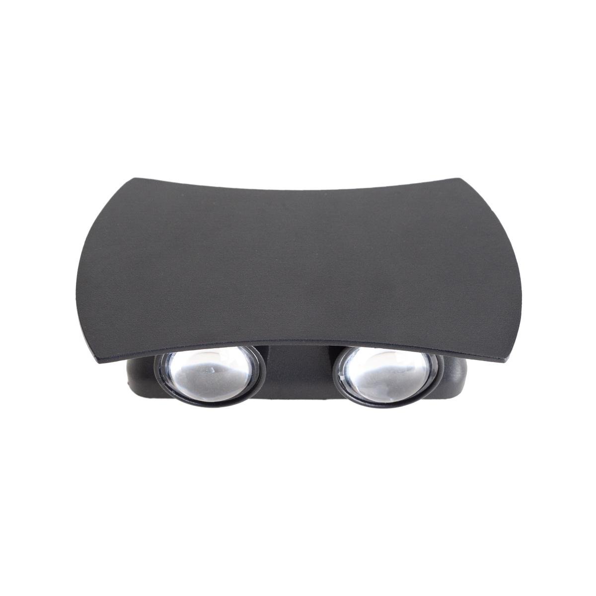 Подсветка фасадная Brille AL-614/4х1W WW Led IP54 BK Черный