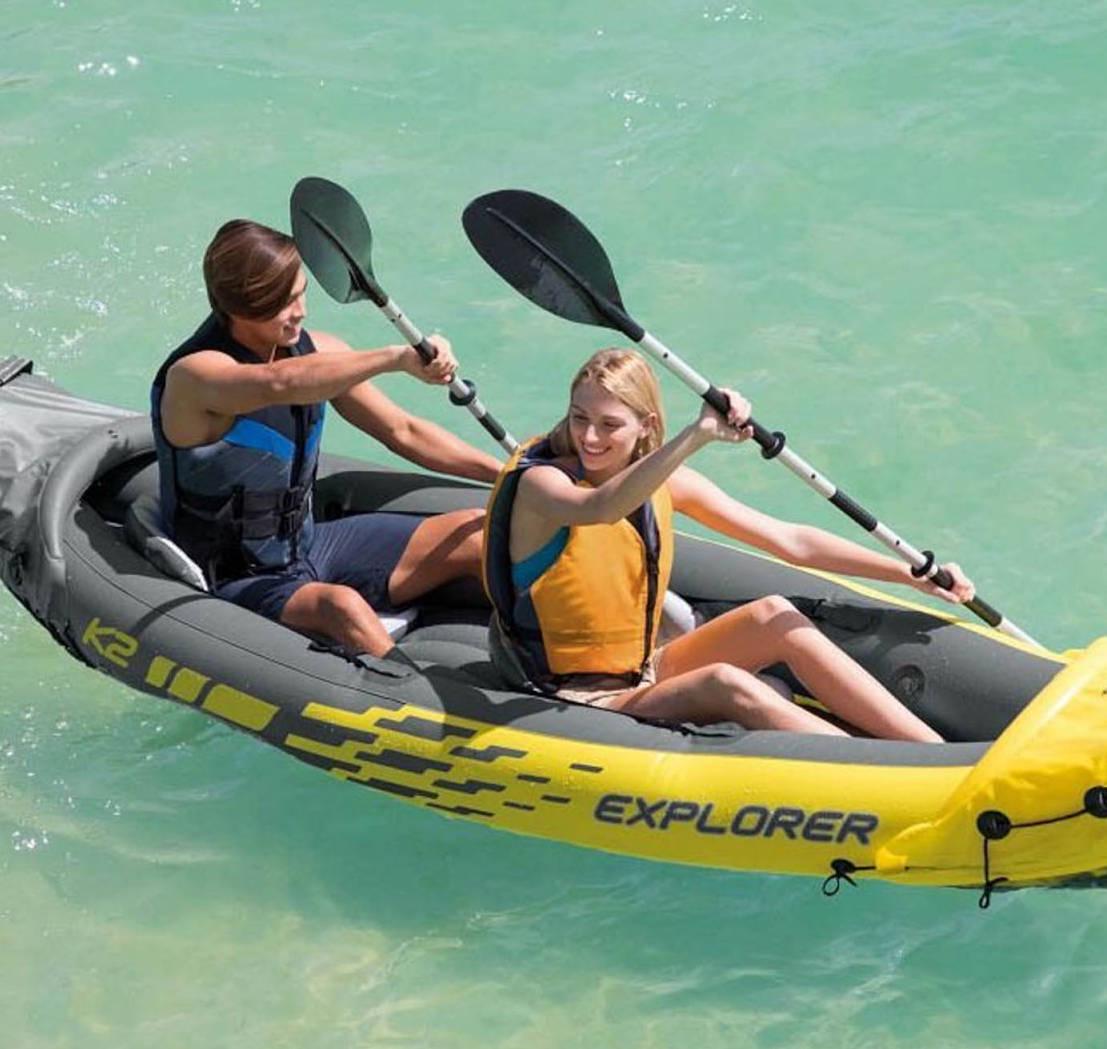 Каяк Intex Explorer K2 312х91х51 см (10692896) - фото 5 Каяк Intex Explorer K2 312х91х51 см (10692896) - фото 5