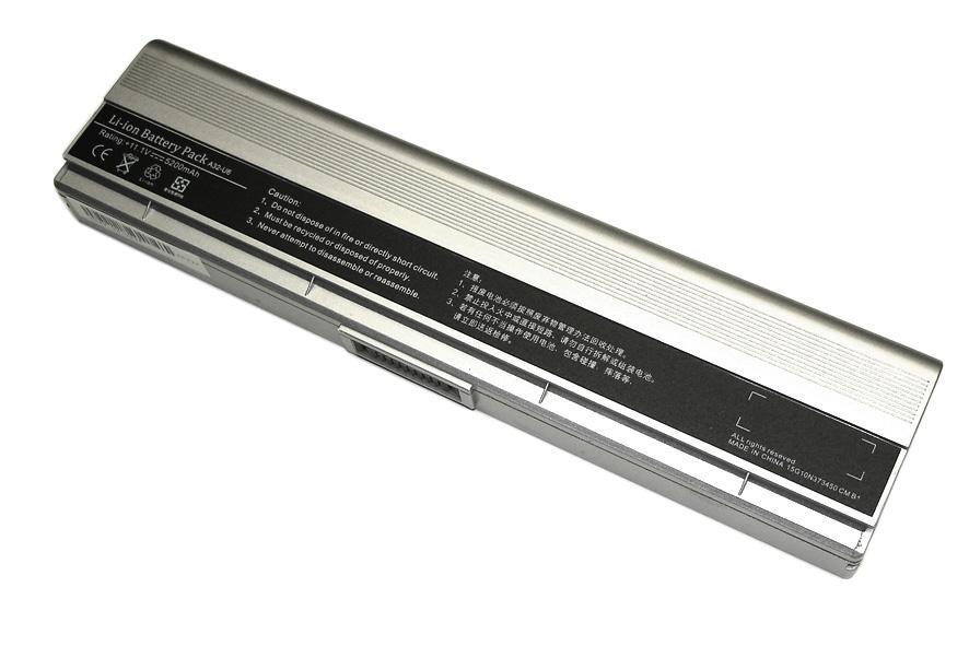 Аккумулятор для ноутбука Asus A32-U6 11.1V Silver 4400 mAh (006303)