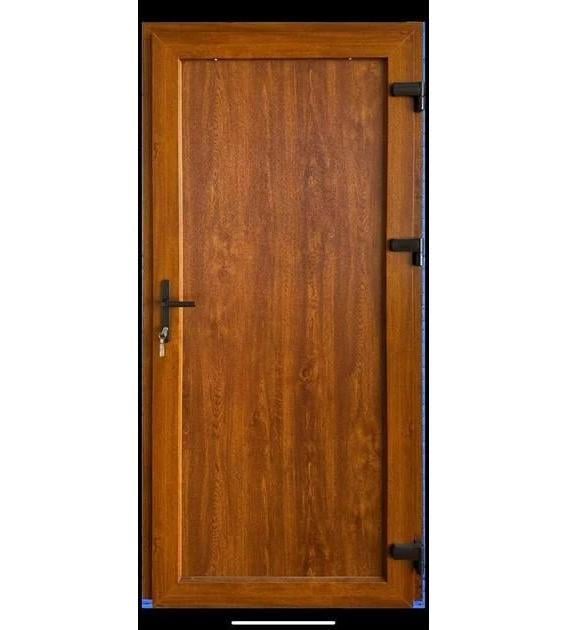 Дверь балконная однокамерная Steko V62 2000х900 мм с фурнитурой AXOR Золотой Дуб (8050584)