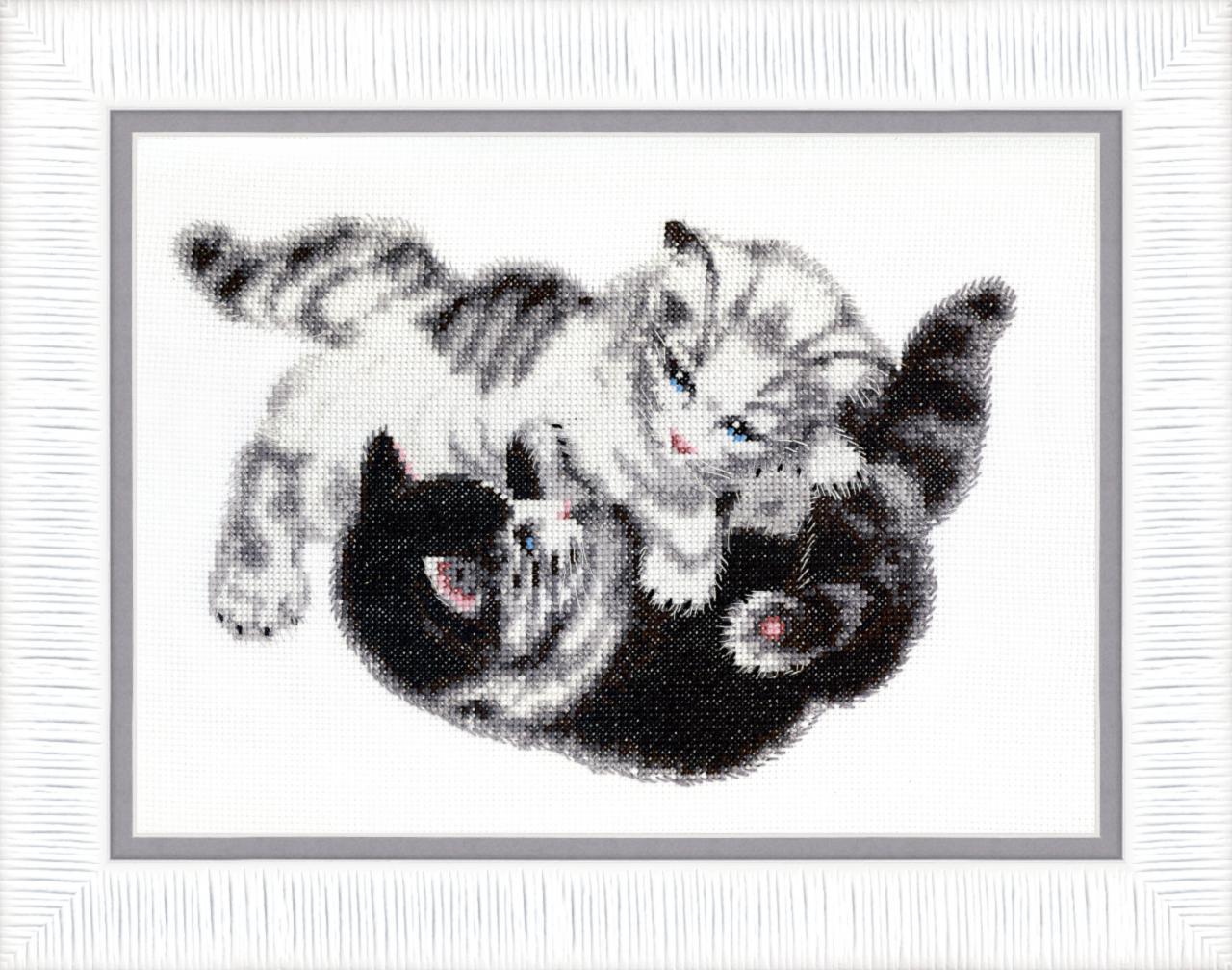 Набор для вышивания крестом Crystal Art Котята (ВТ-149)