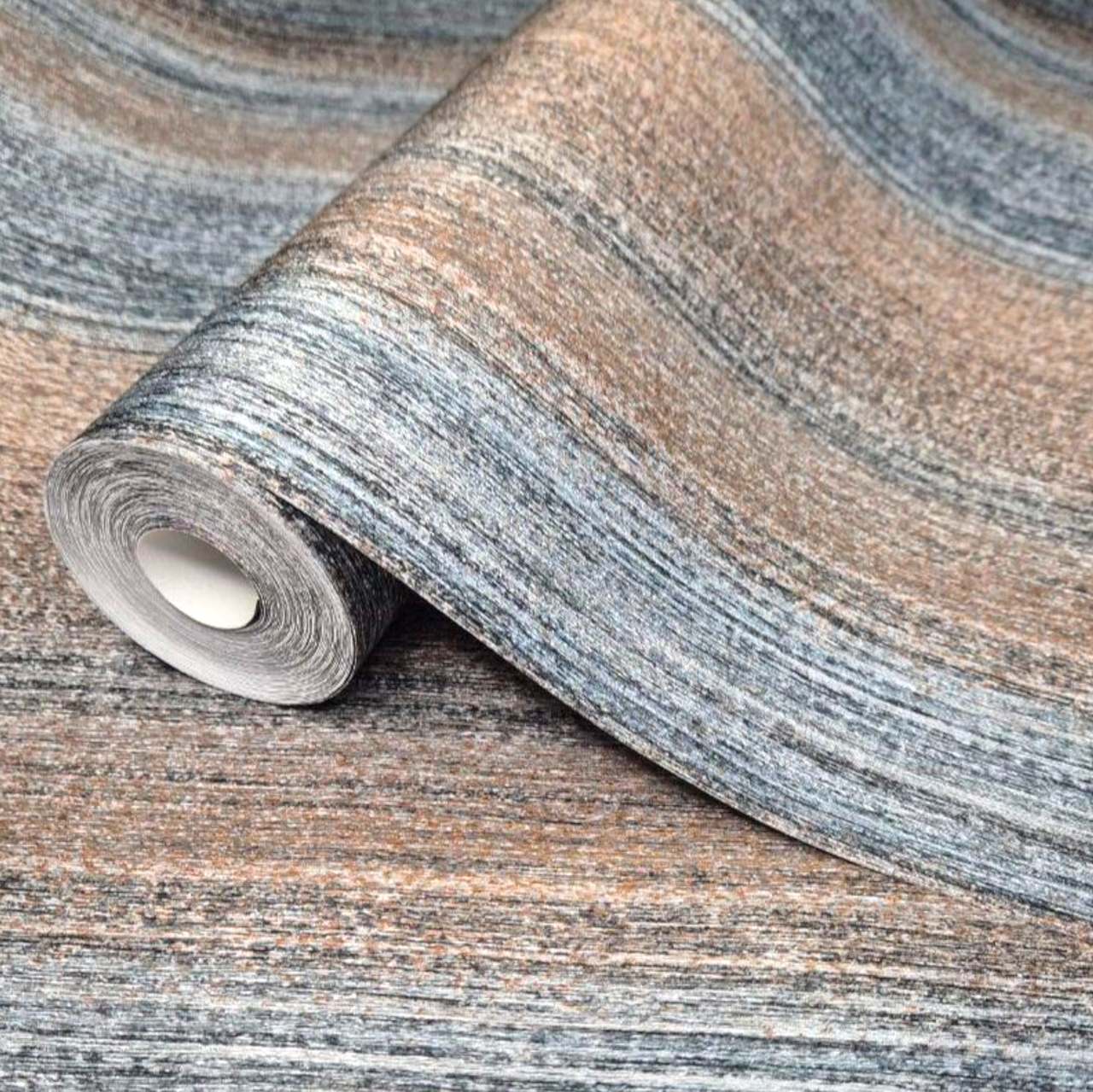 Обои виниловые Marburg Полосатые 10,05x1,06 м Коричневый (1032888)