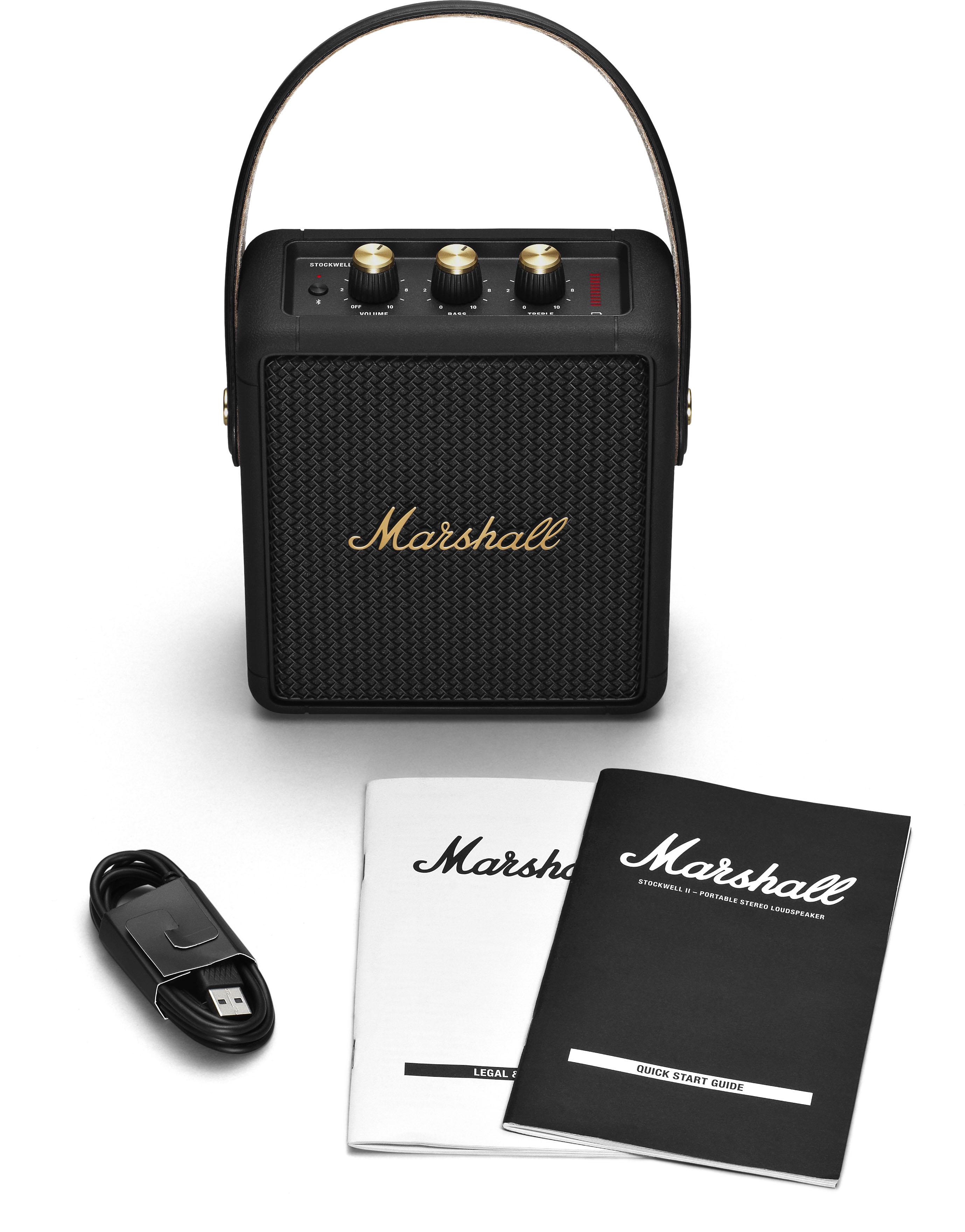 Акустика Marshall Portable Speaker Stockwell II Black and Brass 1005544 (70306) - фото 5