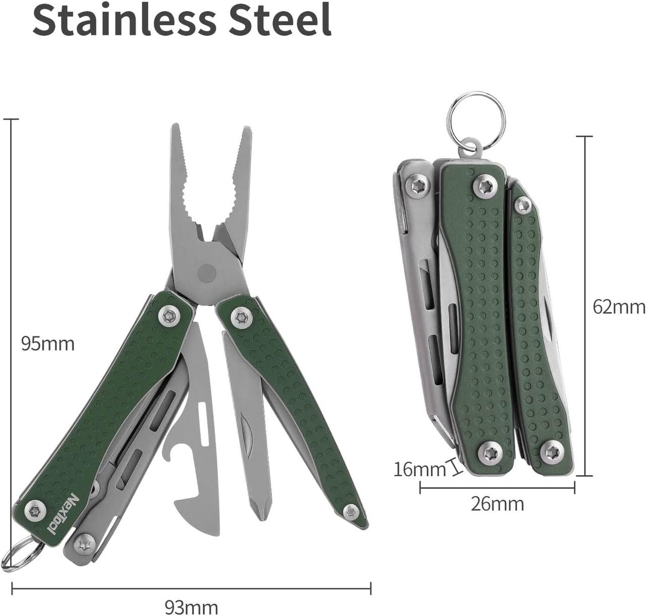 Мультитул NexTool Mini Flagship NE20105 Multifunctional Pliers 11в1 Green (000934) - фото 6 Мультитул NexTool Mini Flagship NE20105 Multifunctional Pliers 11в1 Green (000934) - фото 6