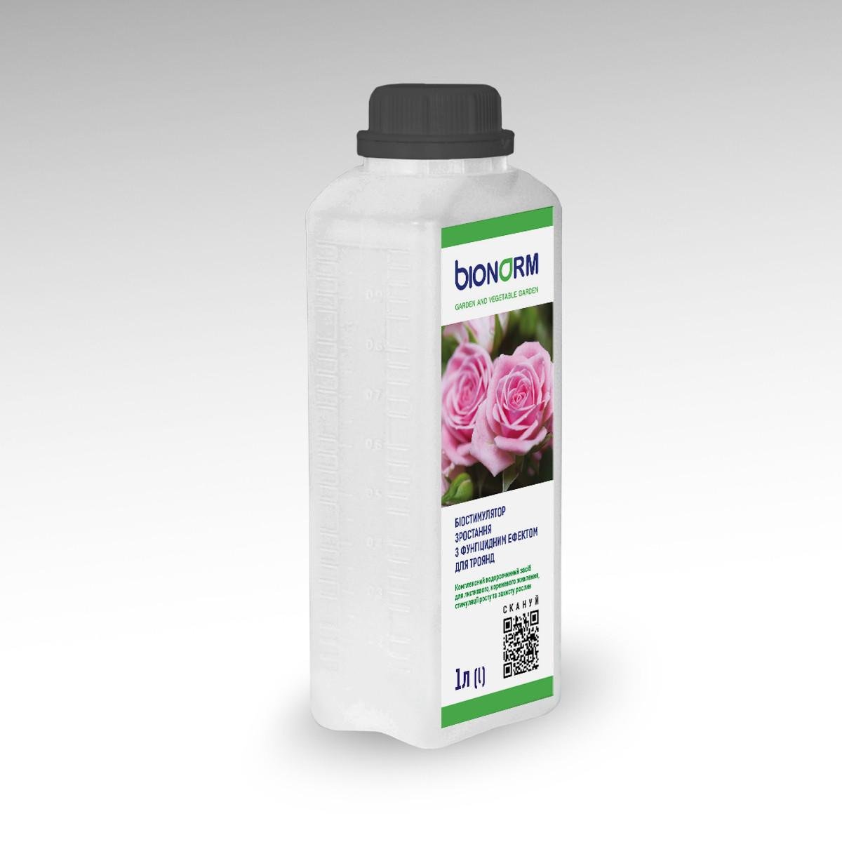Біостимулятор зростання Bionorm з фунгіцидним ефектом для троянд 1 л (18217549)