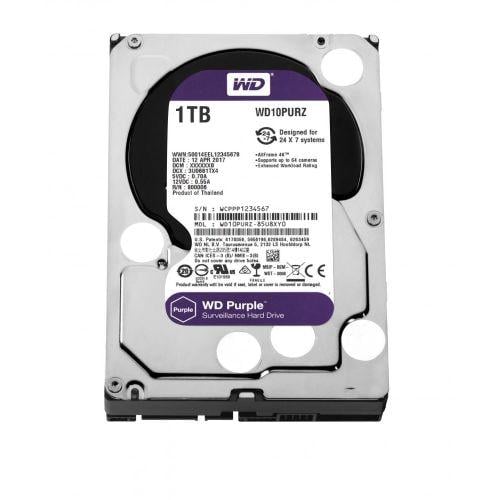 Жесткий диск Western Digital Purple SATA3 64 MB 5400 rpm 3,5" 1 TB (WD10PURZ)