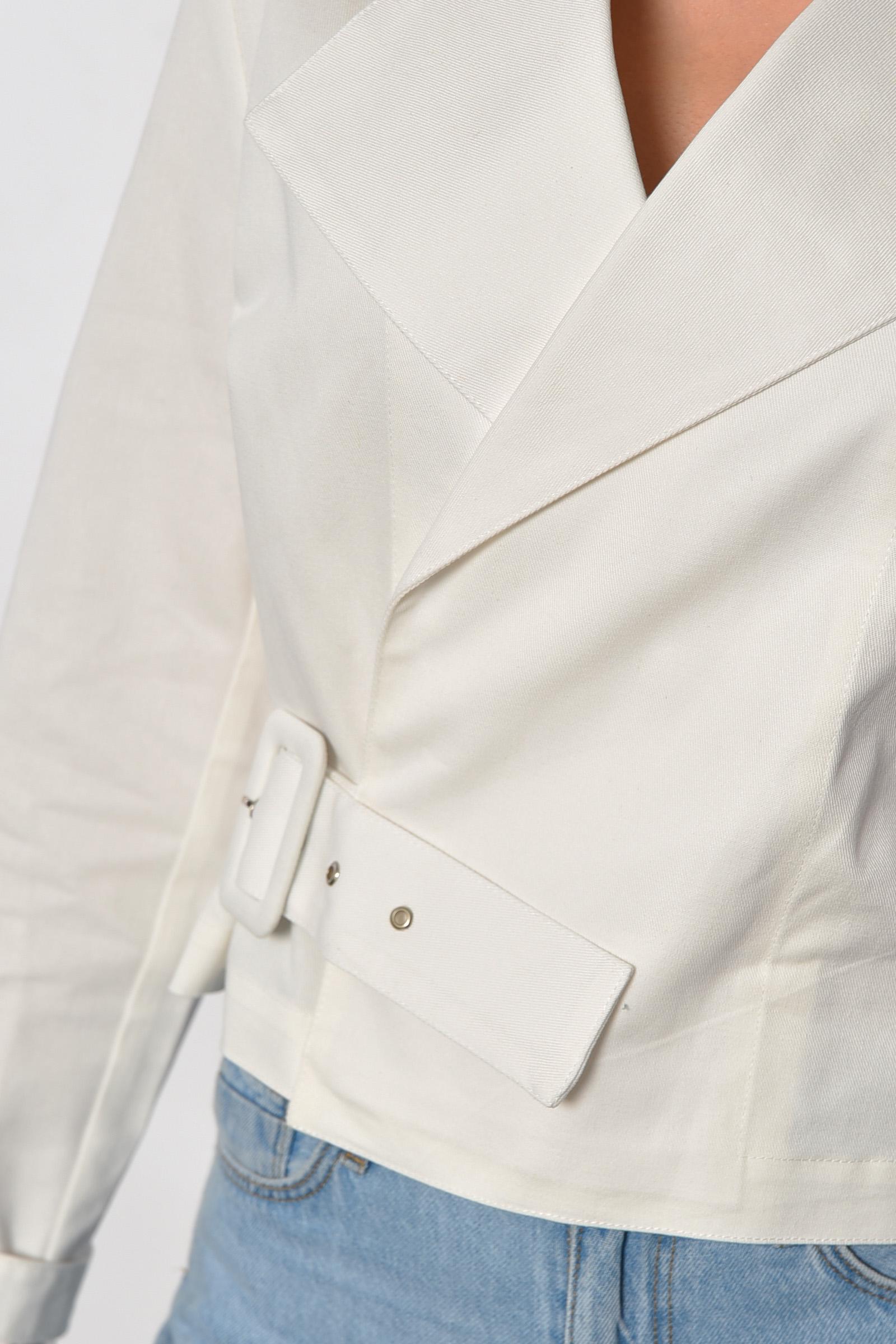 Пиджак женский р. 46 Белый (184391) - фото 4