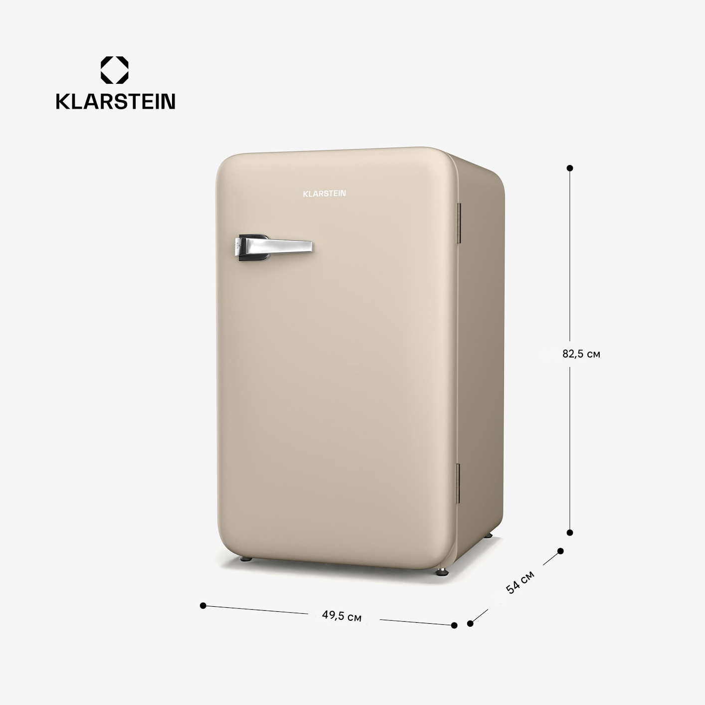 Холодильник KLARSTEIN Audrey Evo 112 л (10046629) - фото 7