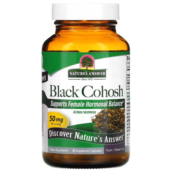 Клопогон Nature's Answer Black Cohosh Full Spectrum Her 50 мг 90 вег. капс. (000022182)