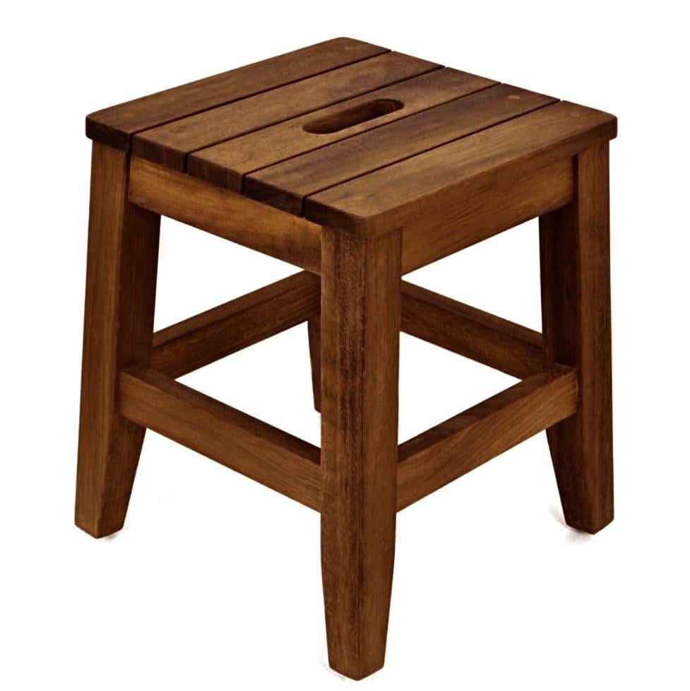 Табурет для ванной из дерева Парадена Терракот (ТВН-000432)