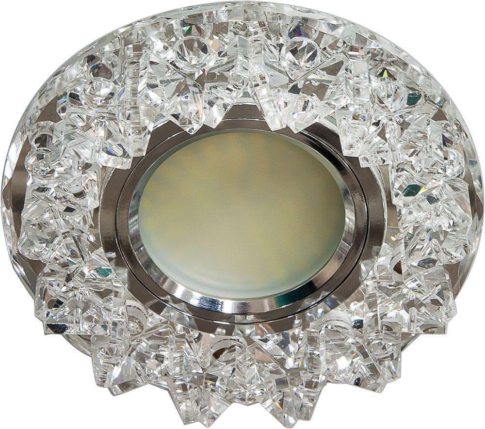 Точковий світильник врізний Feron з підсвіткою CD2542 35W GU5.3 круглий Прозорий 4571 (13646)