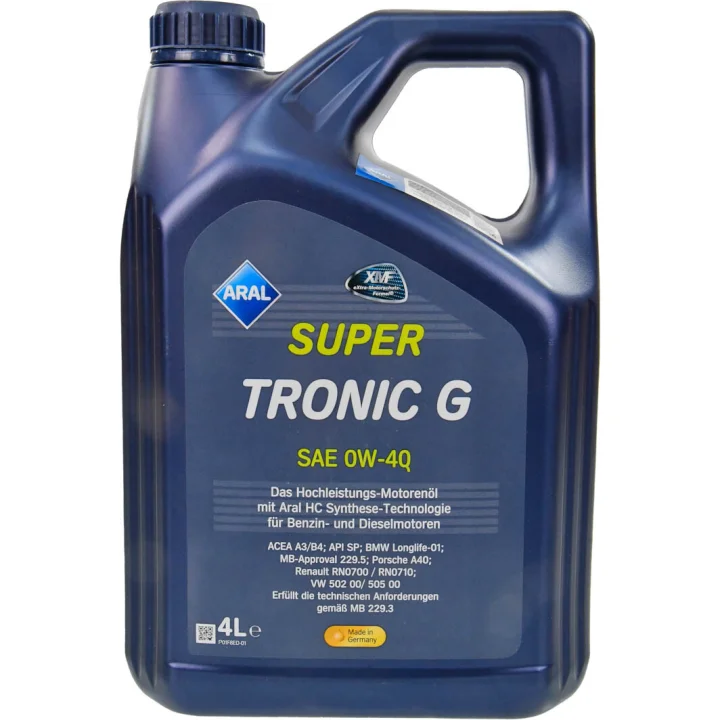 Моторное масло ARAL SuperTronic G 0W-40 4 л (15a8ad)