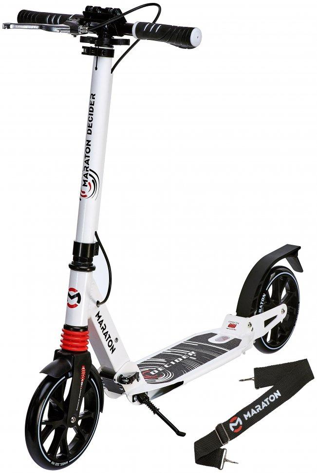 Самокат двухколесный Maraton Decider Белый (784774420)