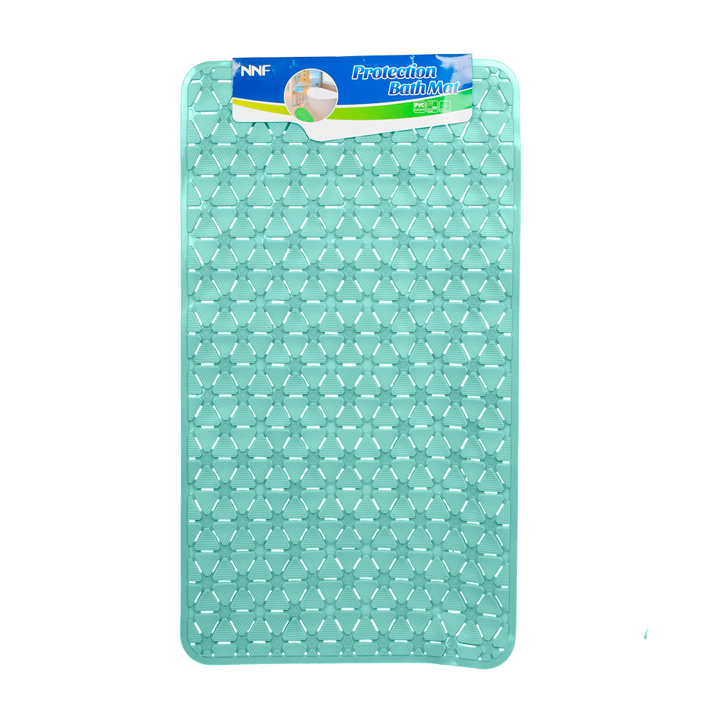 Коврик для ванной противоскользящий Stenson WW00590 Relief 38х69 см Turquoise Коврик для ванной противоскользящий Stenson WW00590 Relief 38х69 см Turquoise
