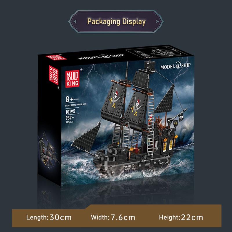 Конструктор Корабель піратський Чорна Перлина 932 дет. (10195) - фото 6 Конструктор Корабель піратський Чорна Перлина 932 дет. (10195) - фото 6