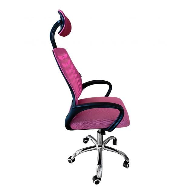 Офісне крісло Bonro B-6200 Рожевий (22443918) - фото 4 Офісне крісло Bonro B-6200 Рожевий (22443918) - фото 4