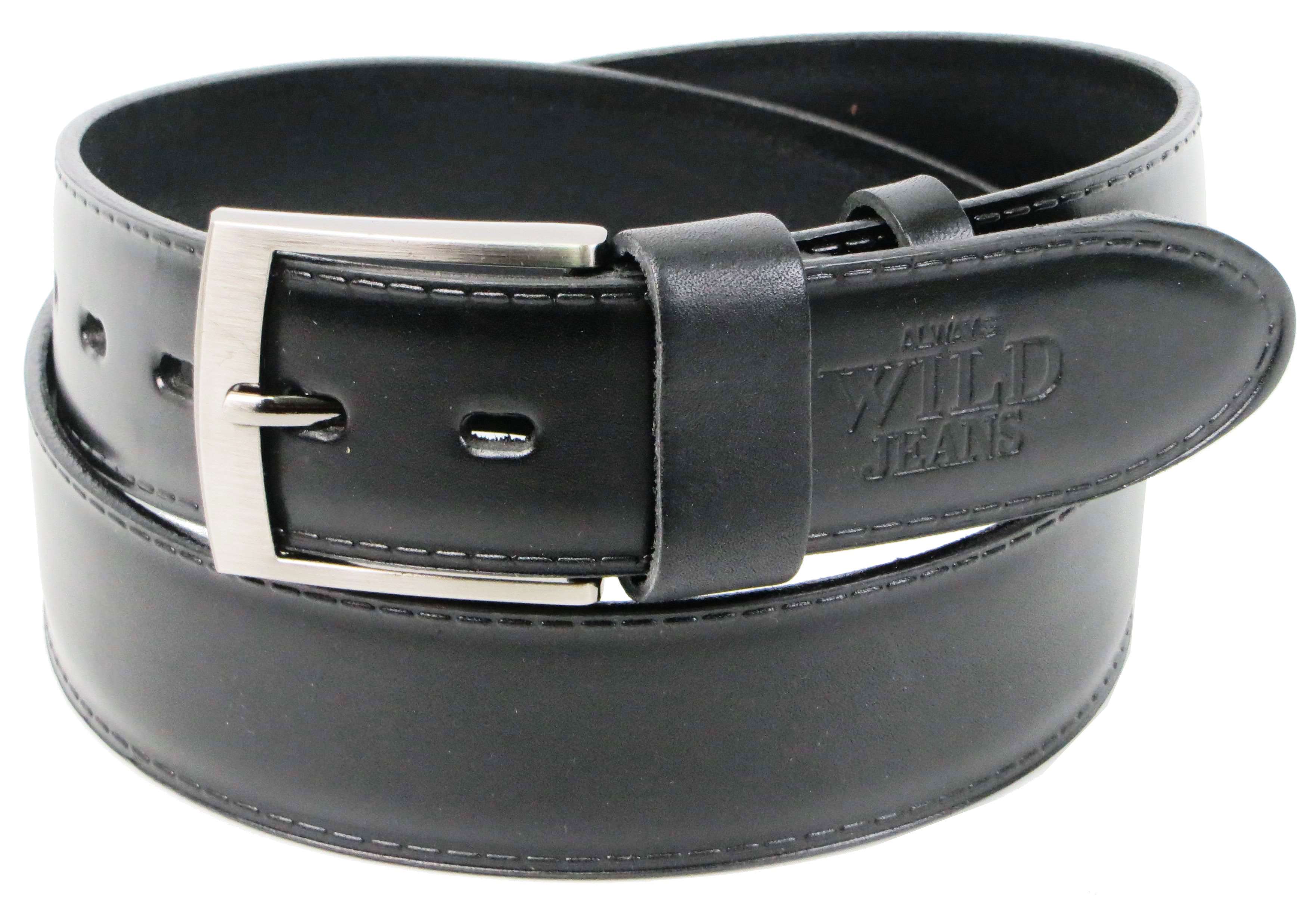 Ремінь чоловічий Always Wild шкіряний Чорний (PPW-30)