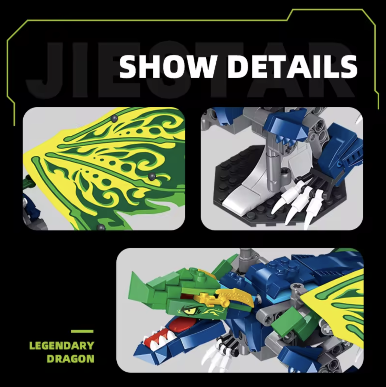 Конструктор Jie Star Легендарний Дракон Ллойда 447 деталей (KO-21) - фото 6