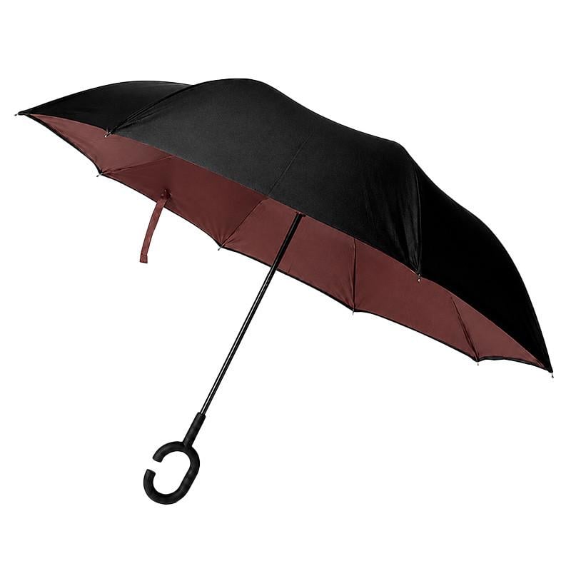 Парасолька навпаки Lesko Up-Brella Шоколадний (36490823)