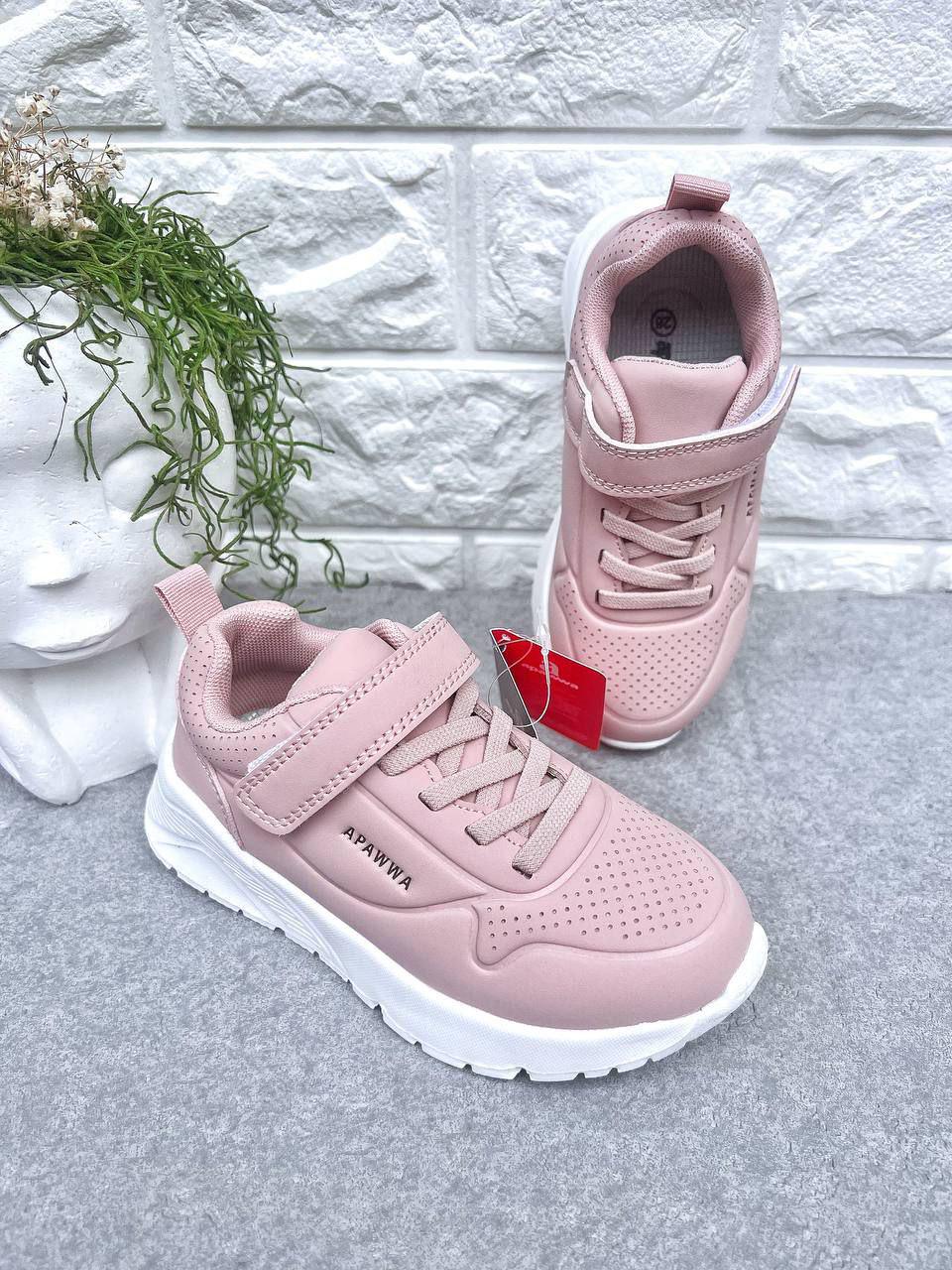 Кроссовки для девочки Apawwa 1516 р. 27 17,5 см Розовый (1516)