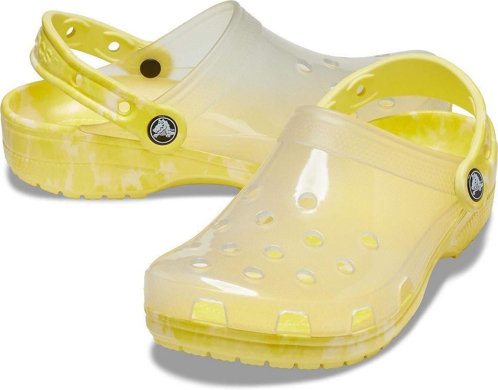 Сабо жіночі Crocs Classic Translucent Bleach Dye Clog Banana р. 37-38 Жовтий (14232) - фото 1 Сабо жіночі Crocs Classic Translucent Bleach Dye Clog Banana р. 37-38 Жовтий (14232) - фото 1