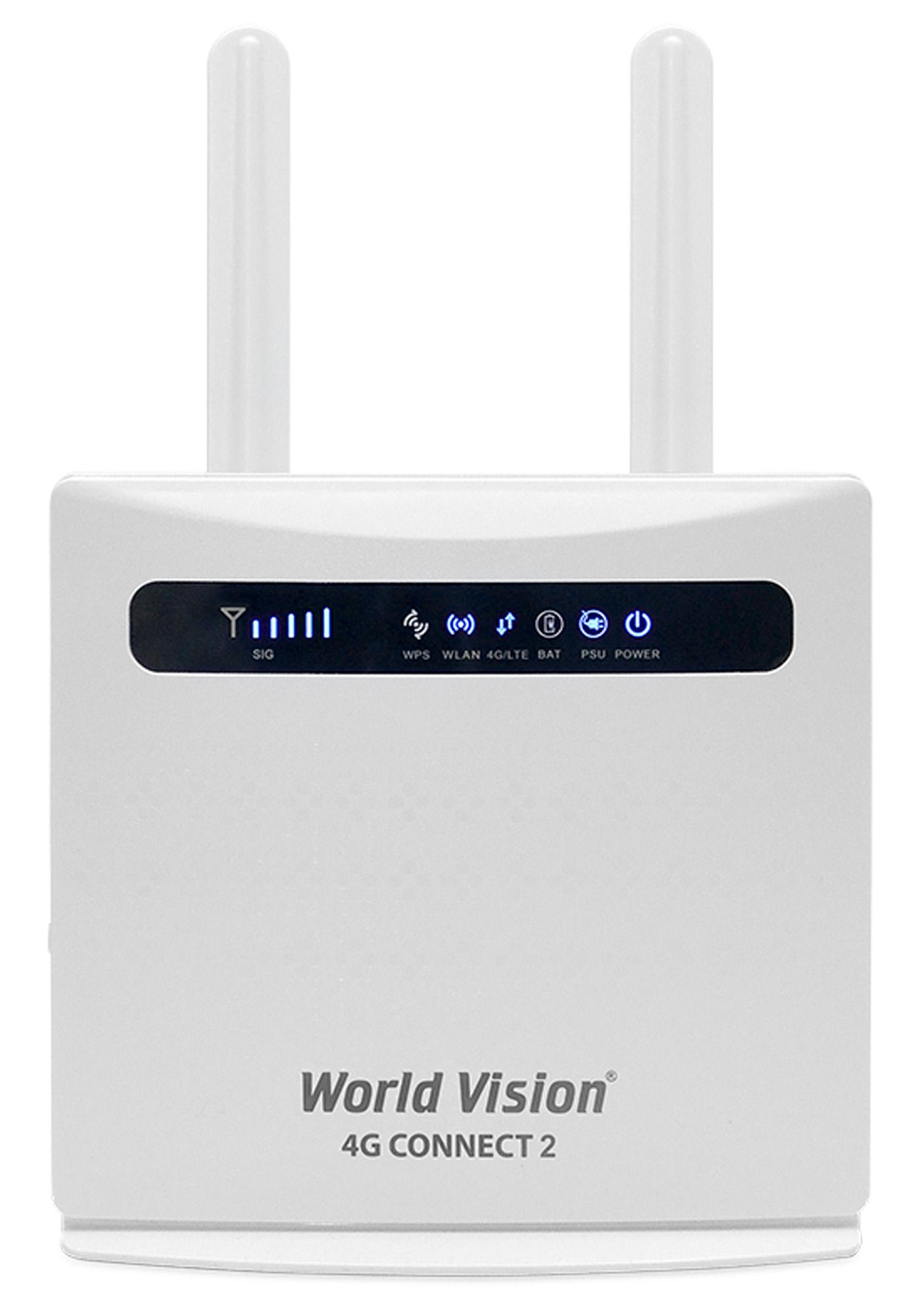 Wi-Fi роутер World Vision Connect с аккумуляторной батареей 4G LTE Белый (wv110958) - фото 3