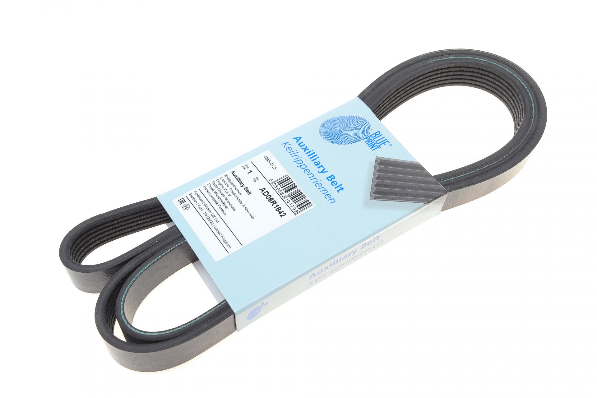 Ремень генератора BLUE PRINT Mazda 2/3 1.3-1.6 07-/Toyota Corolla 1.4 96-04 (AD06R1842)