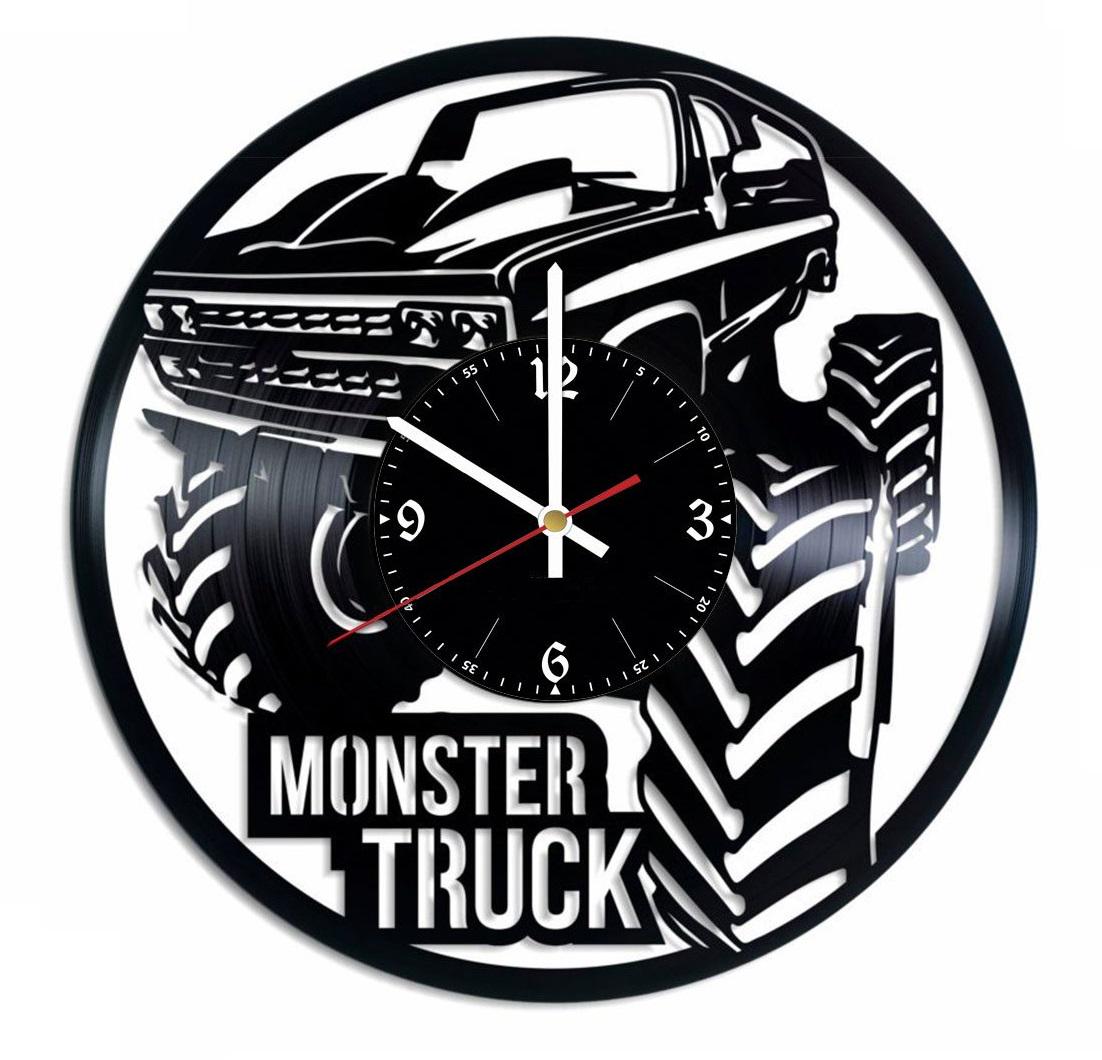 Часы настенные Monster Truck 1996 из виниловой пластинки