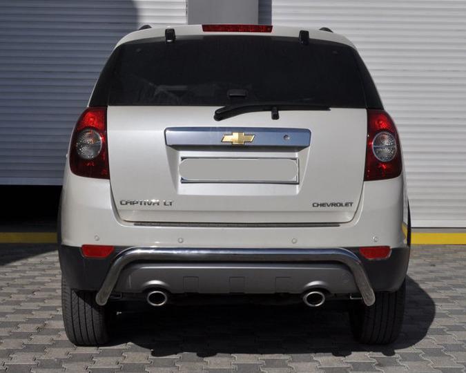 Задняя дуга AK007 CAN для Chevrolet Captiva 2006-2019 гг. нержавеющая сталь Хром