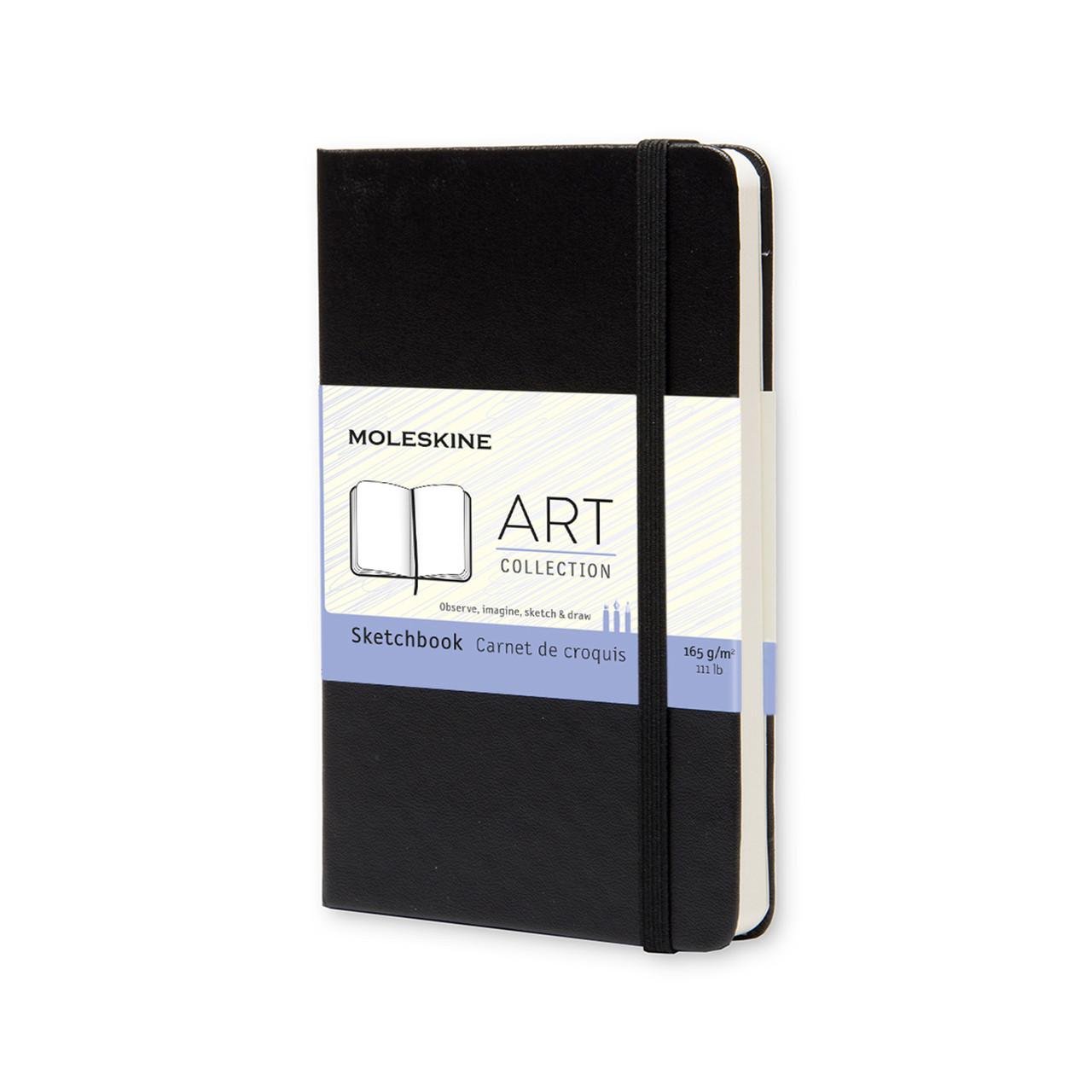 Блокнот Moleskine Art карманный 9х14 см для набросков Черный (9788883701054)