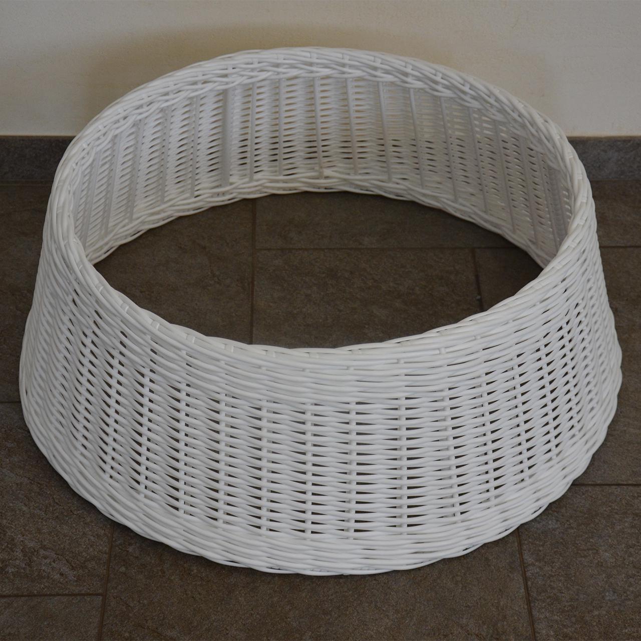 Подставка-юбка под елку плетеная из искусственного ротанга/ручной работы XXL Белый - фото 7 Подставка-юбка под елку плетеная из искусственного ротанга/ручной работы XXL Белый - фото 7