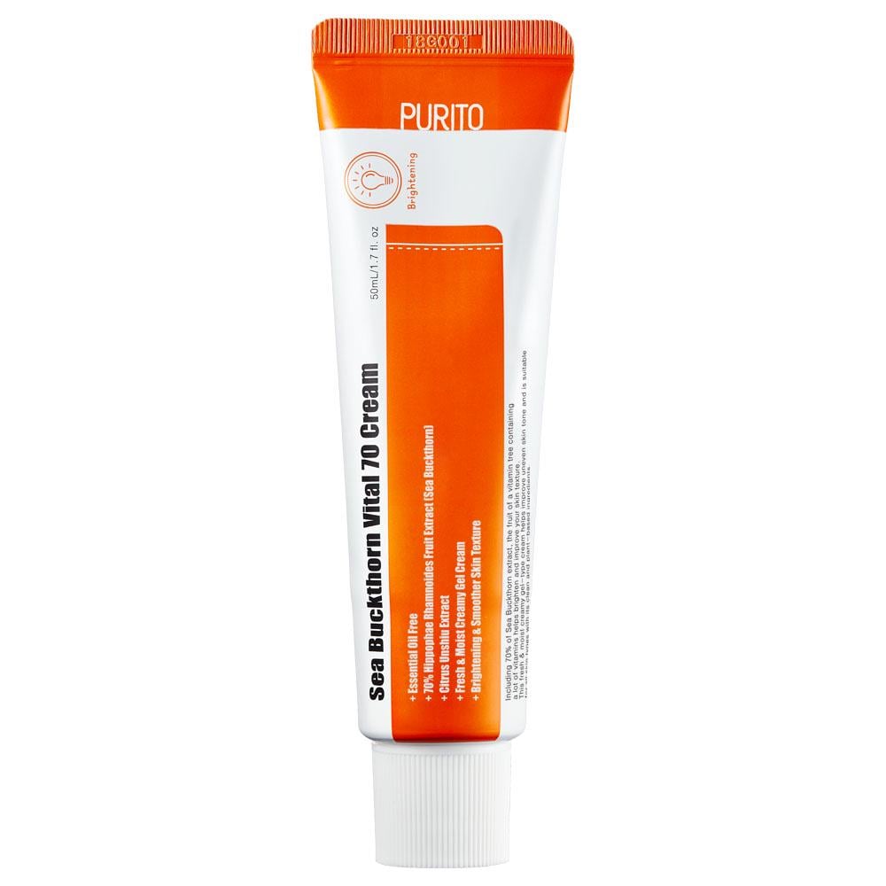 Крем з обліпихою вітамінний освітлюючий PURITO Seoul Sea Buckthorn Vital 70 Cream 50 мл (4736)