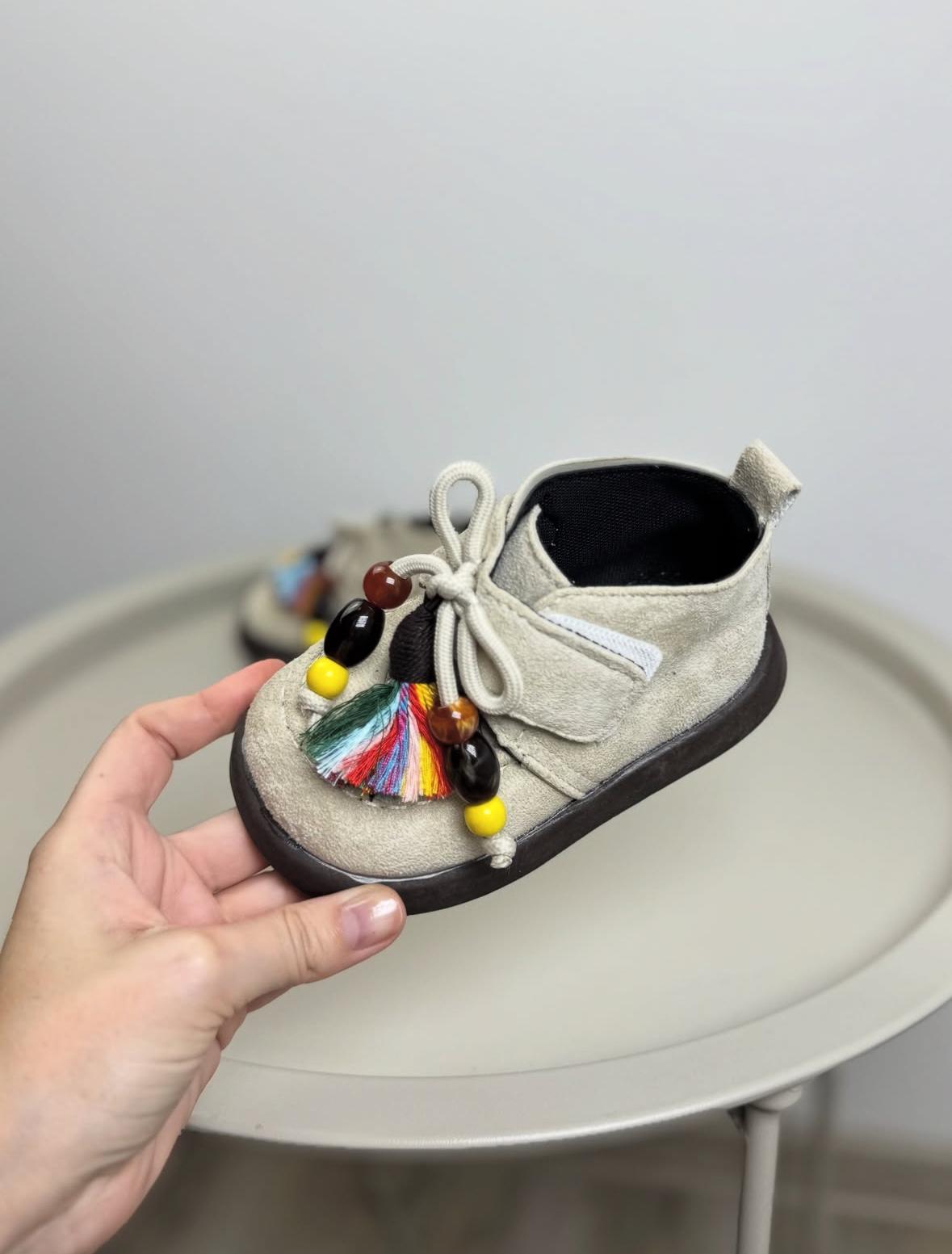 Ботинки детские осенние 1610 р. 23 Бежевый (29695663) - фото 9 Ботинки детские осенние 1610 р. 23 Бежевый (29695663) - фото 9