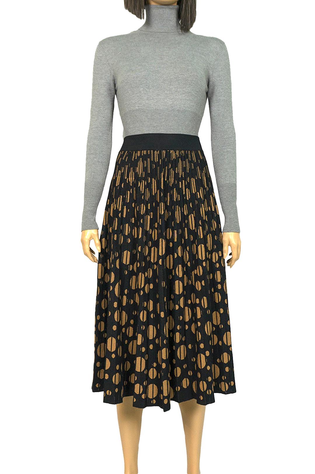 Юбка миди двусторонняя Forza Viva MW-KS-1906A трикотажная р. 46 Бежевый (17852314) - фото 4 Юбка миди двусторонняя Forza Viva MW-KS-1906A трикотажная р. 46 Бежевый (17852314) - фото 4